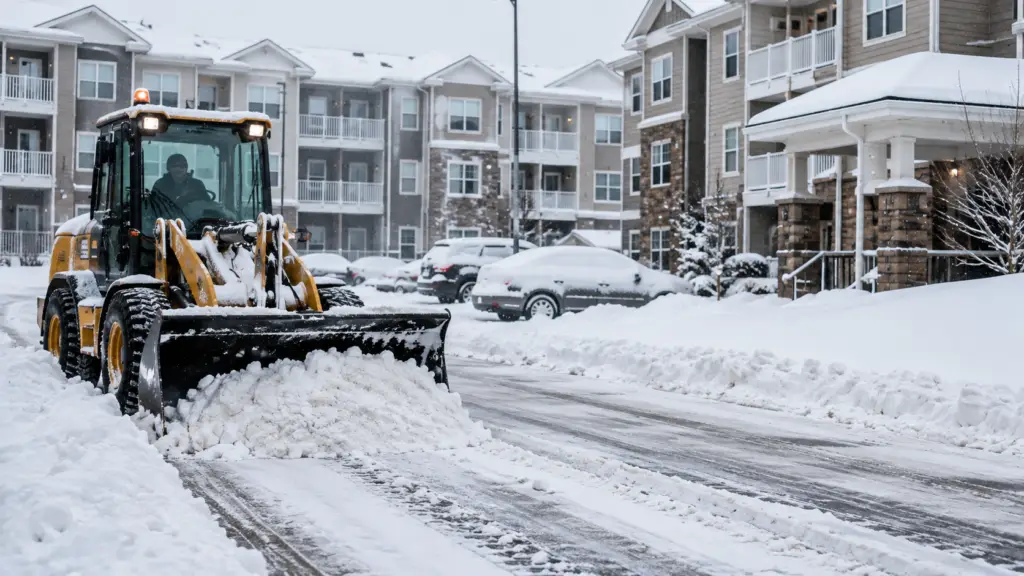 HOA and Apartment Complex Snow Removal in Buffalo