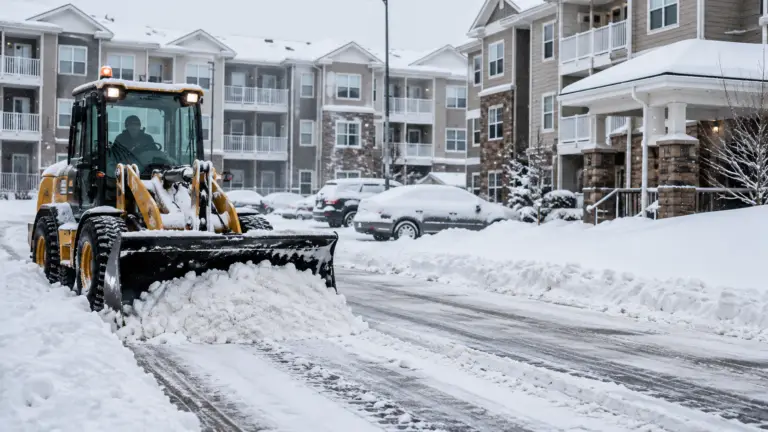 HOA and Apartment Complex Snow Removal in Buffalo