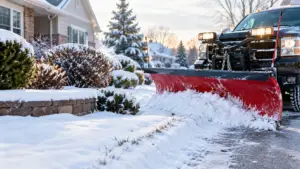 Snow Plow Damage in Buffalo