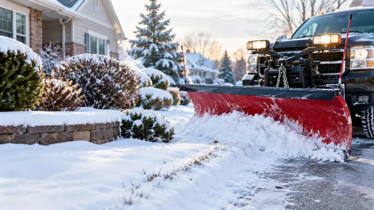 Snow Plow Damage in Buffalo